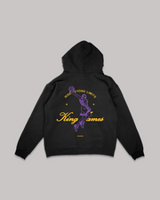 KING JAMES BLACK HOODIE