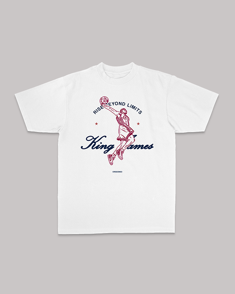 KING JAMES  WHITE TEE