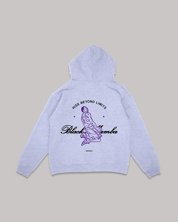 BLACK MAMBA GRAY HOODIE