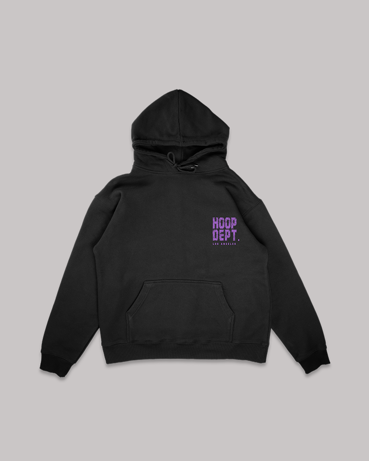 HOOPERS DEPT. LOS ANGELES BLACK HOODIE