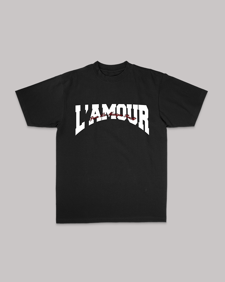 L'AMOUR BLACK TEE