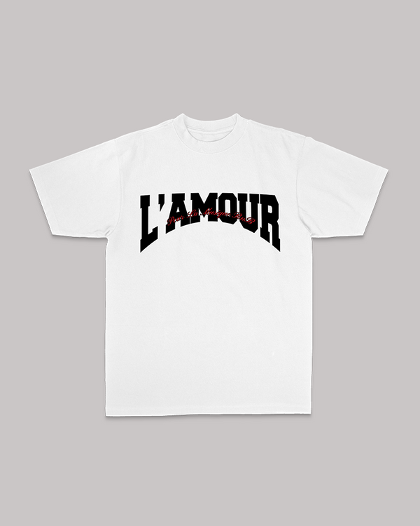 L'AMOUR WHITE TEE – Crescendo