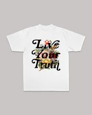 LIVE YOUR TRUTH WHITE TEE