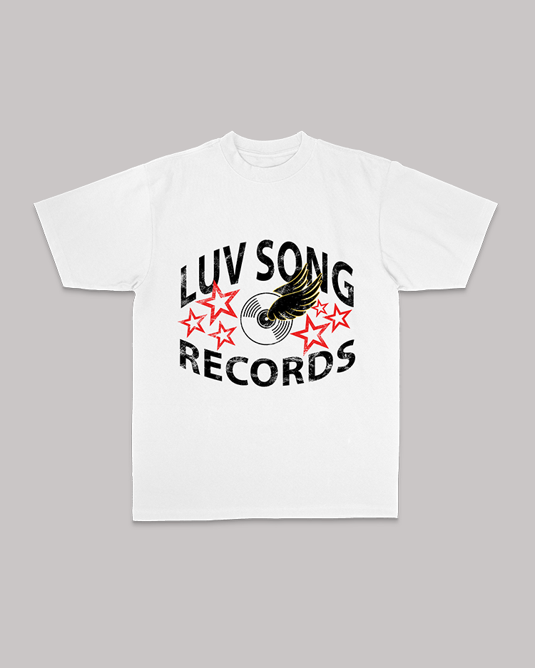 LUV SONG RECORDS WHITE TEE