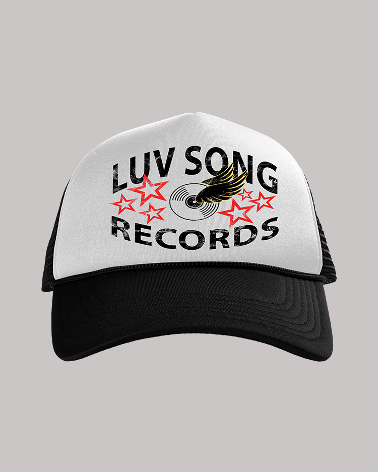 LUV SONG RECORDS WHITE/BLACK TRUCKER