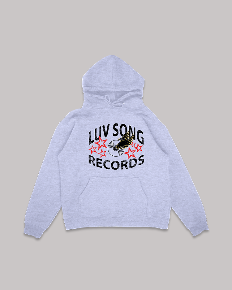 LUV SONG RECORDS GRAY HOODIE