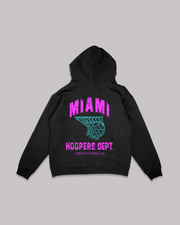 HOOPERS DEPT. MIAMI BLACK HOODIE