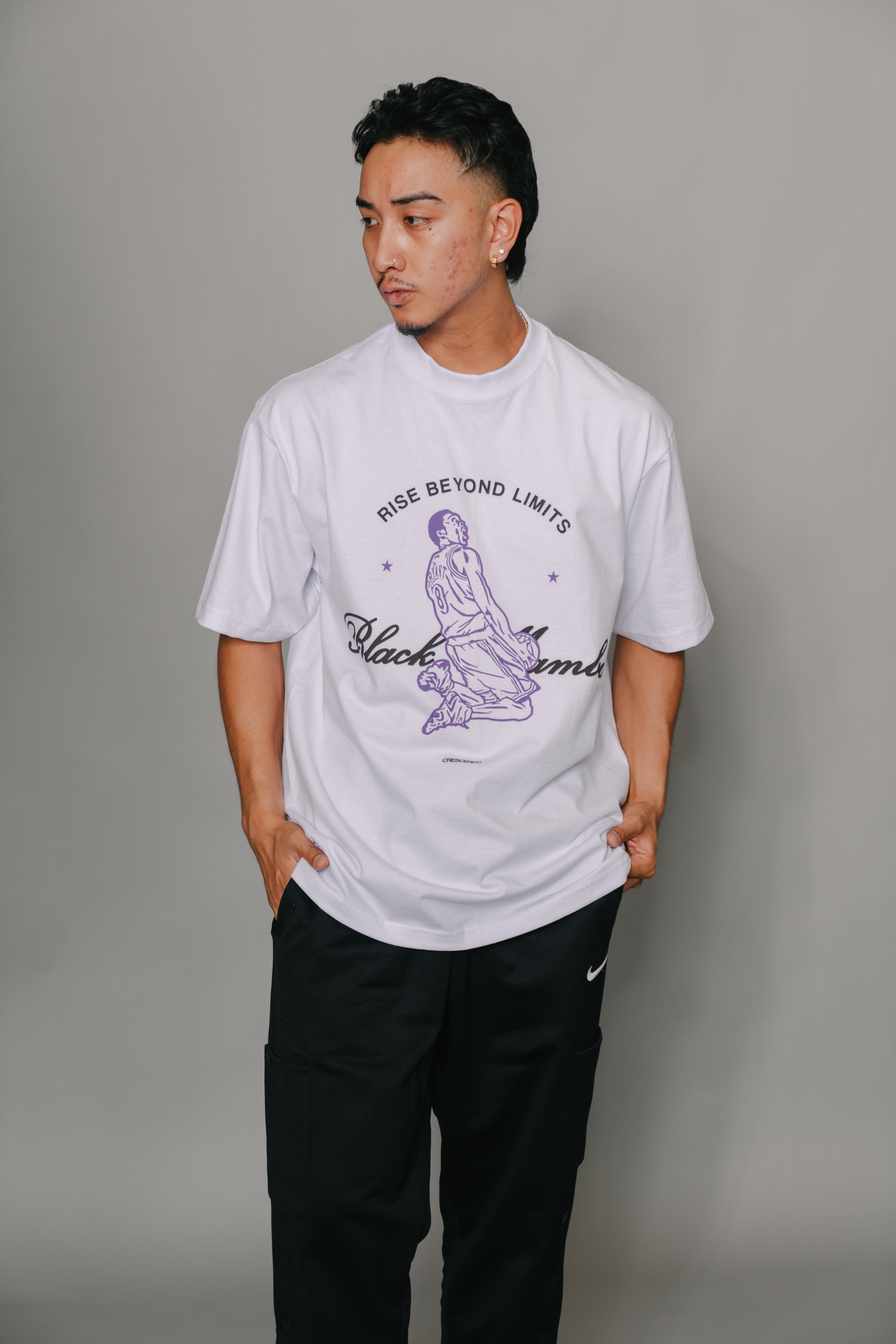 BLACK MAMBA WHITE TEE – Crescendo