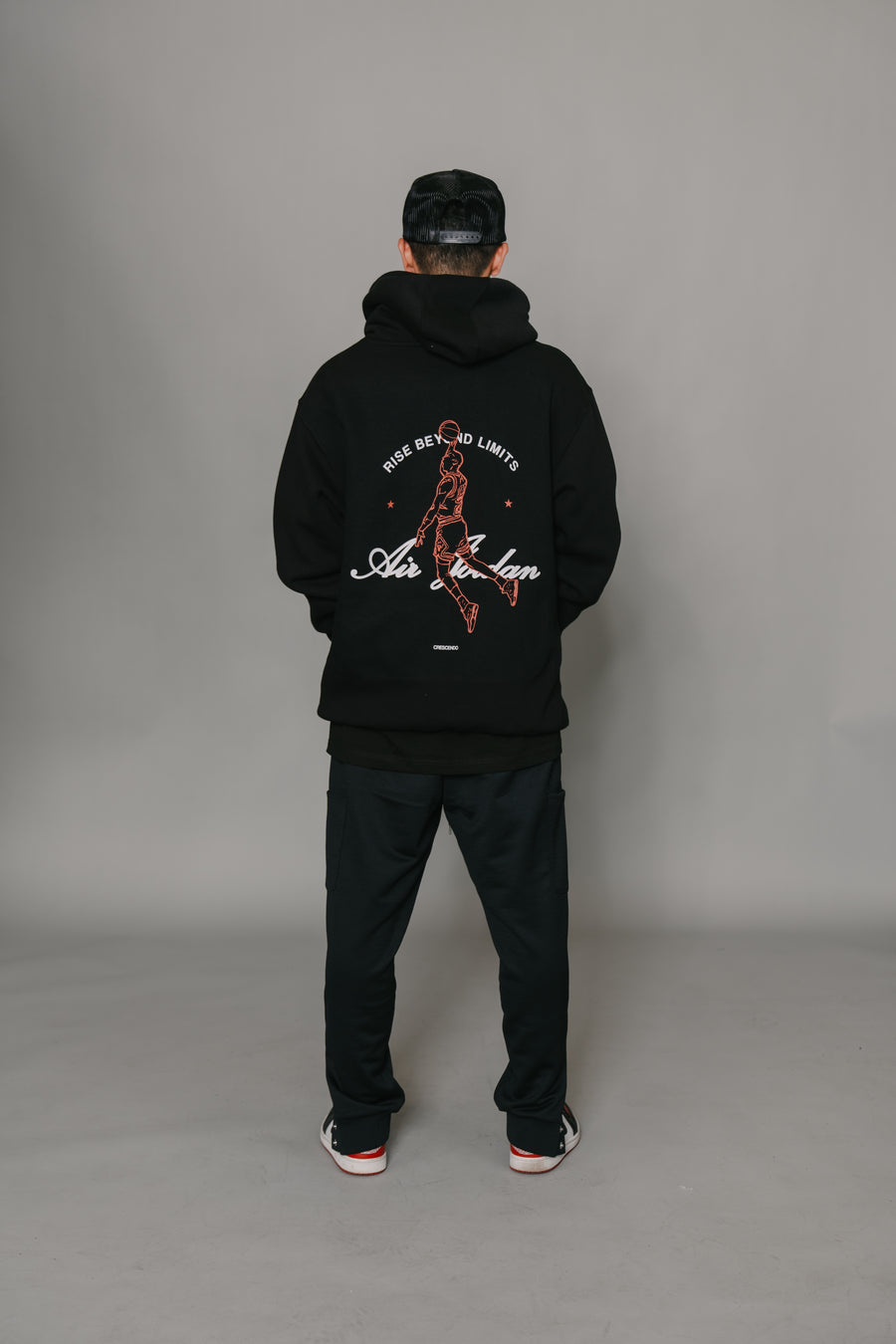 JORDAN BLACK HOODIE