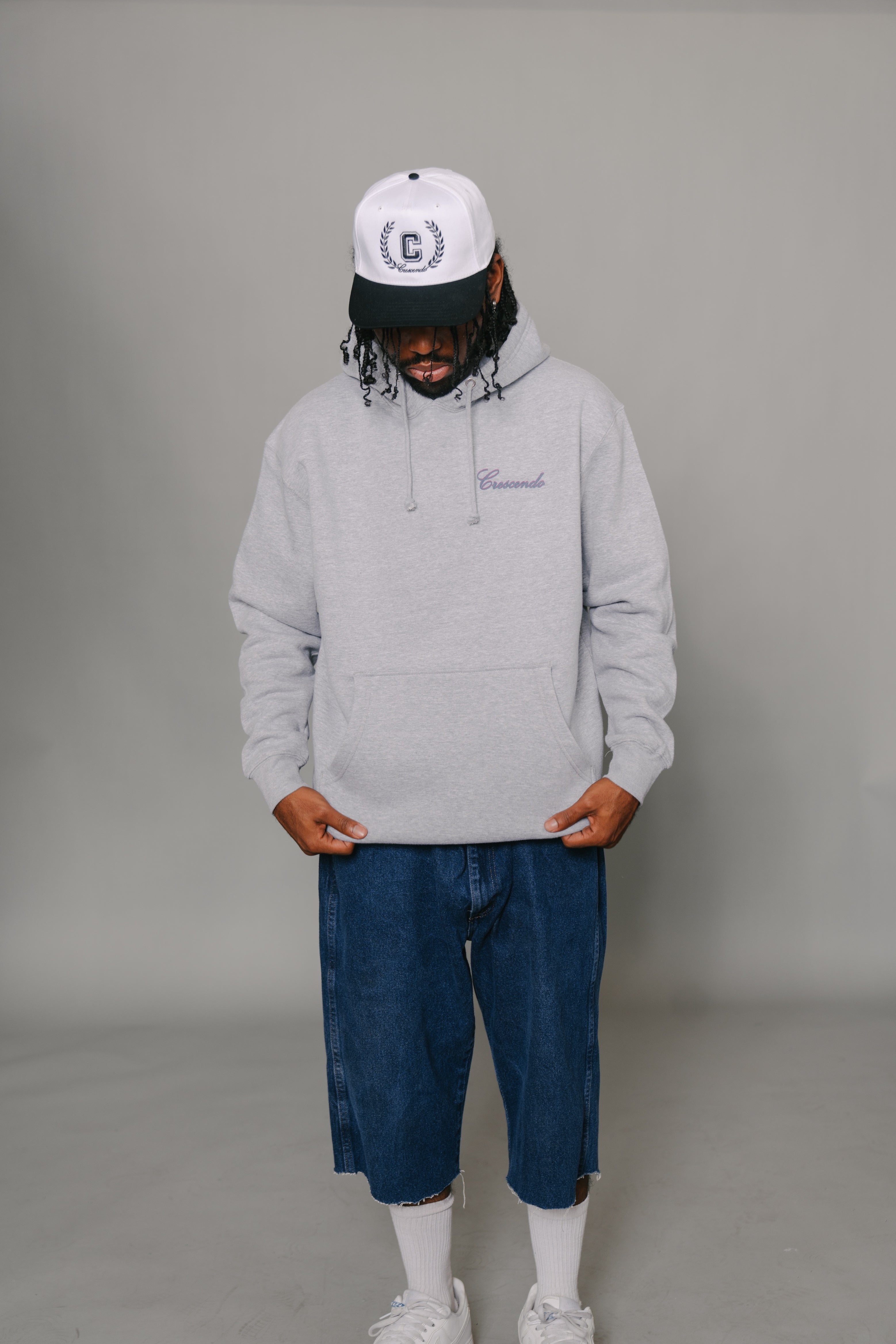 KING JAMES GRAY HOODIE – Crescendo