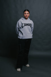 L'AMOUR BLACK HOODIE