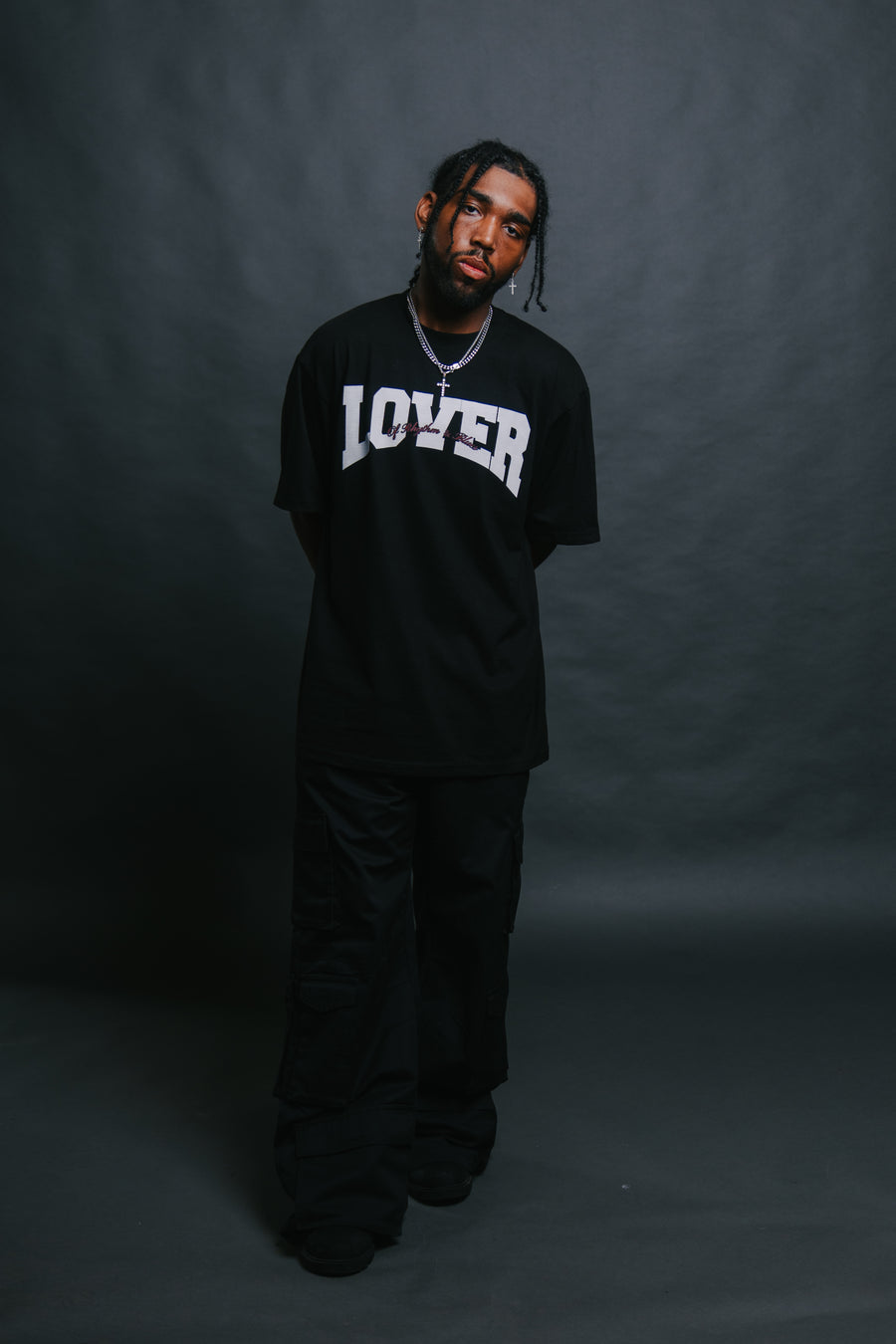 LOVER BLACK HOODIE
