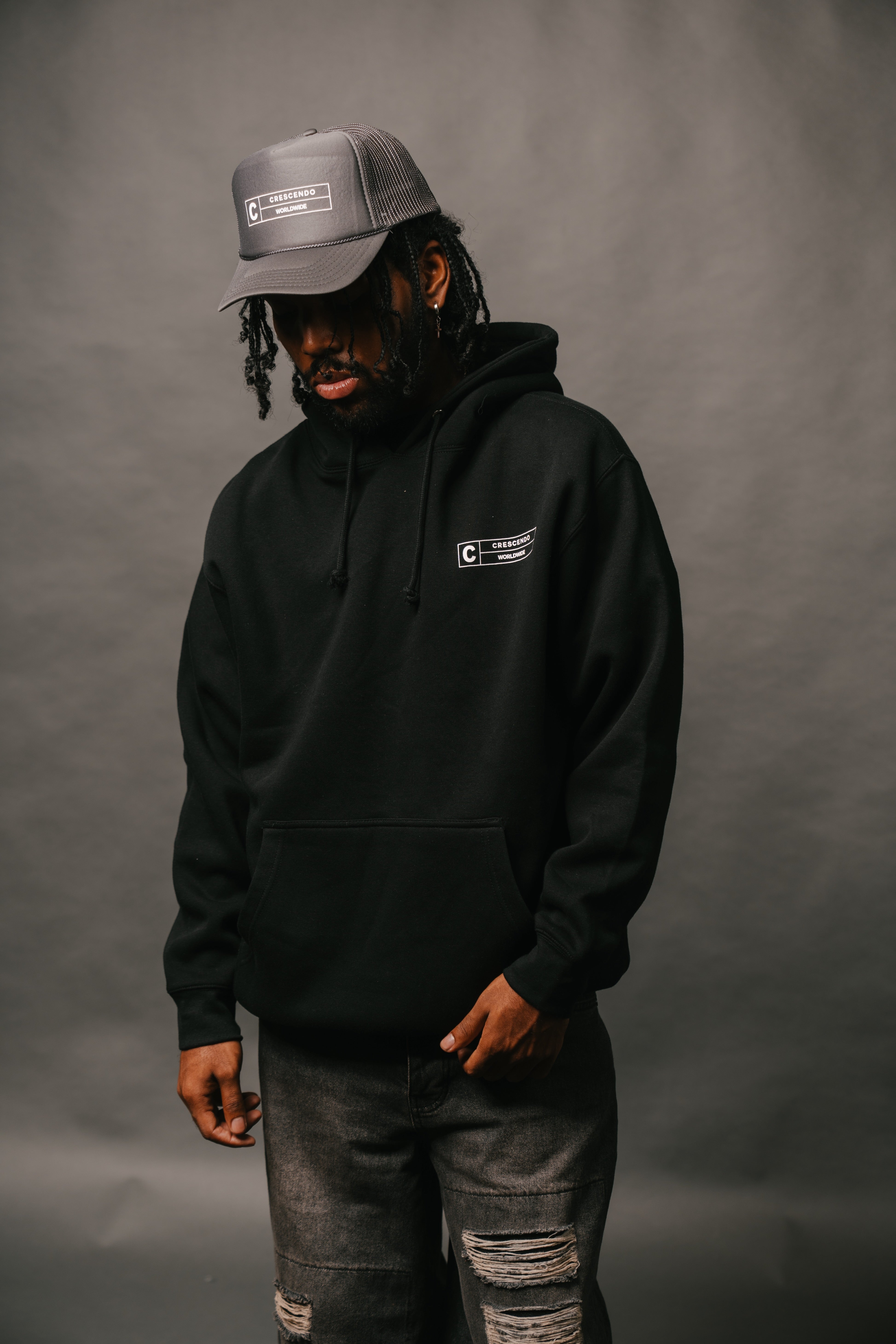 HATRA  【23SS】Echokeep Hoodie [BLACK] HATRA 【23SS】Echokeep Hoodie [BLACK]