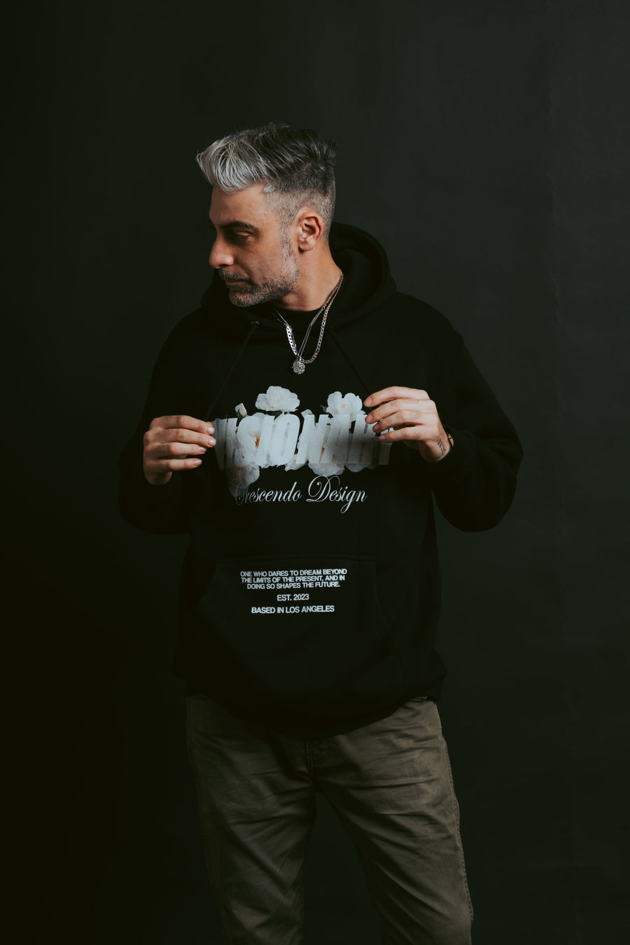 VISIONARY GRAY HOODIE