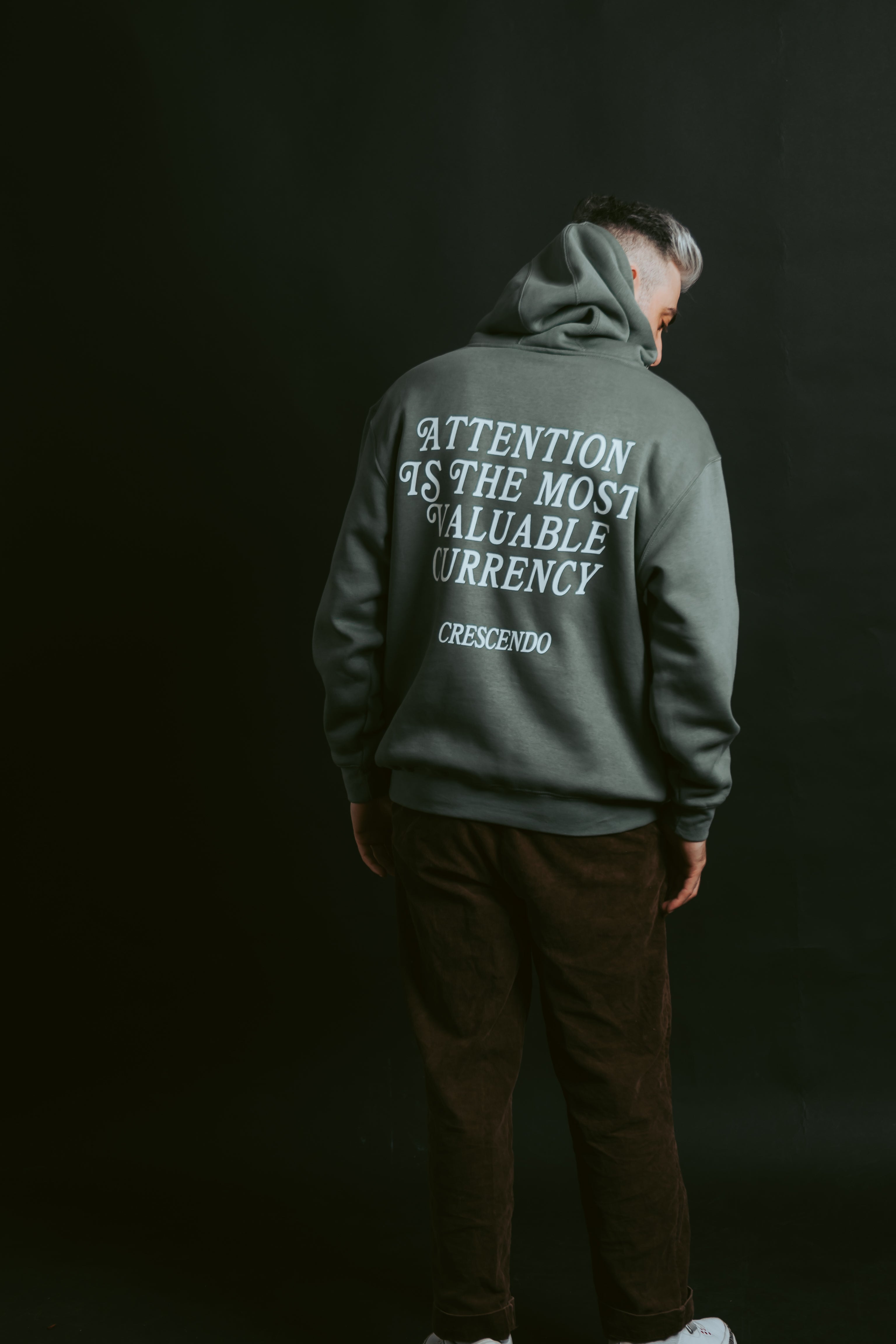 ATTENTION CURRENCY BLACK HOODIE