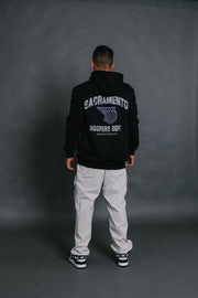 HOOPERS DEPT. SACRAMENTO BLACK HOODIE