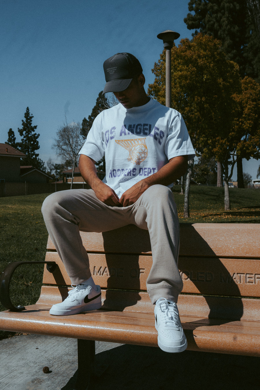 HOOPERS DEPT. LOS ANGELES WHITE TEE