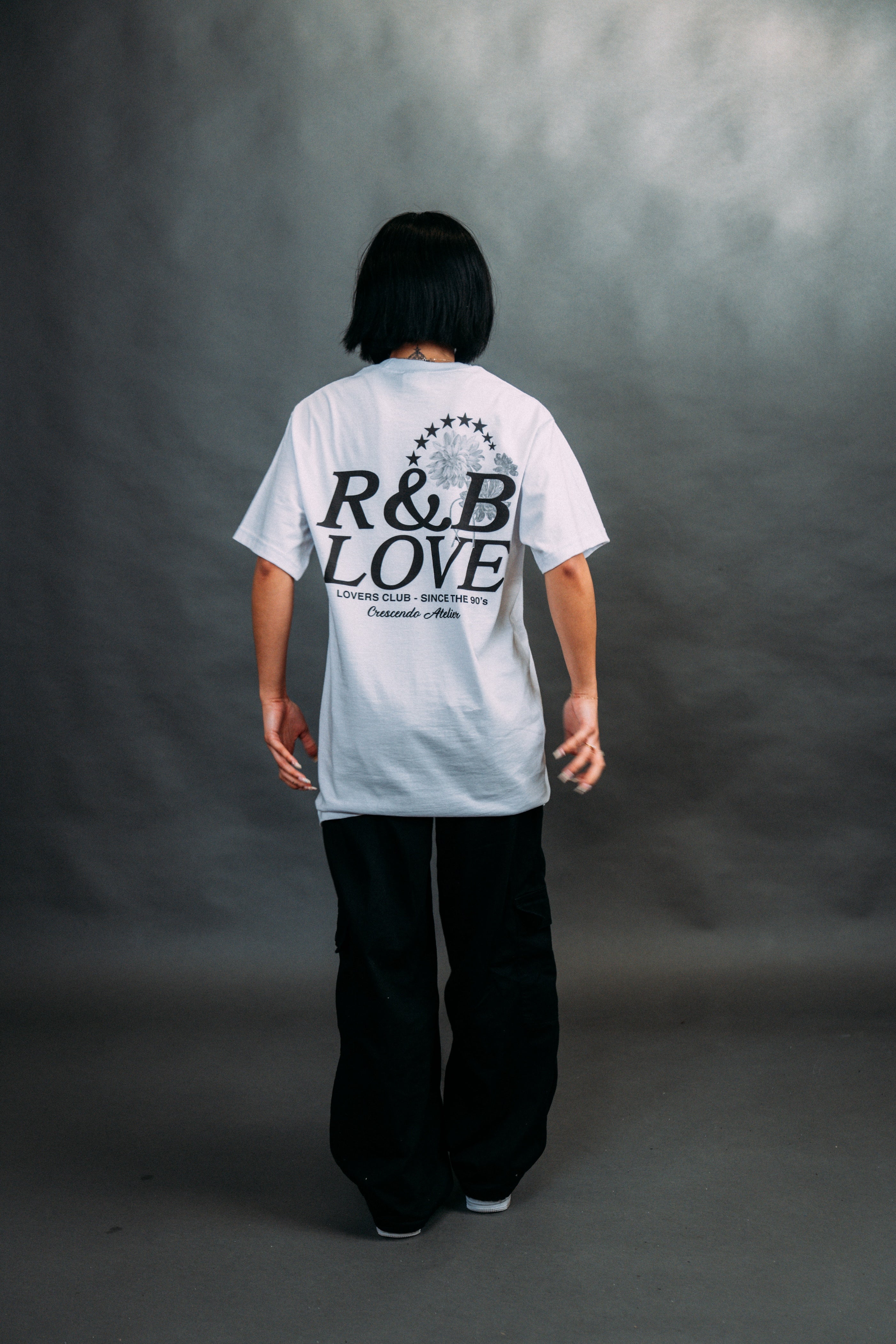 R&B LOVERS CLUB WHITE TEE