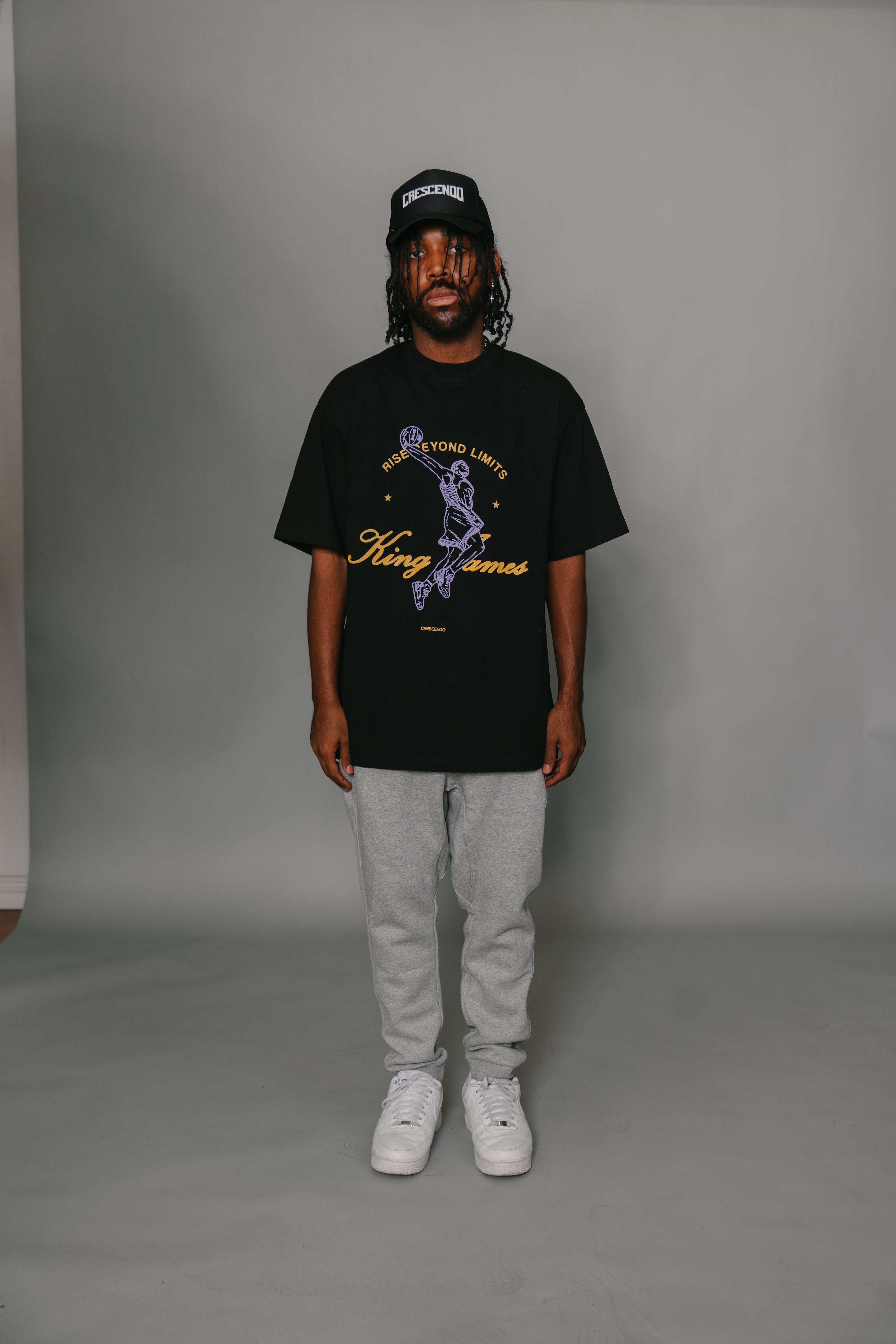 KING JAMES BLACK TEE – Crescendo
