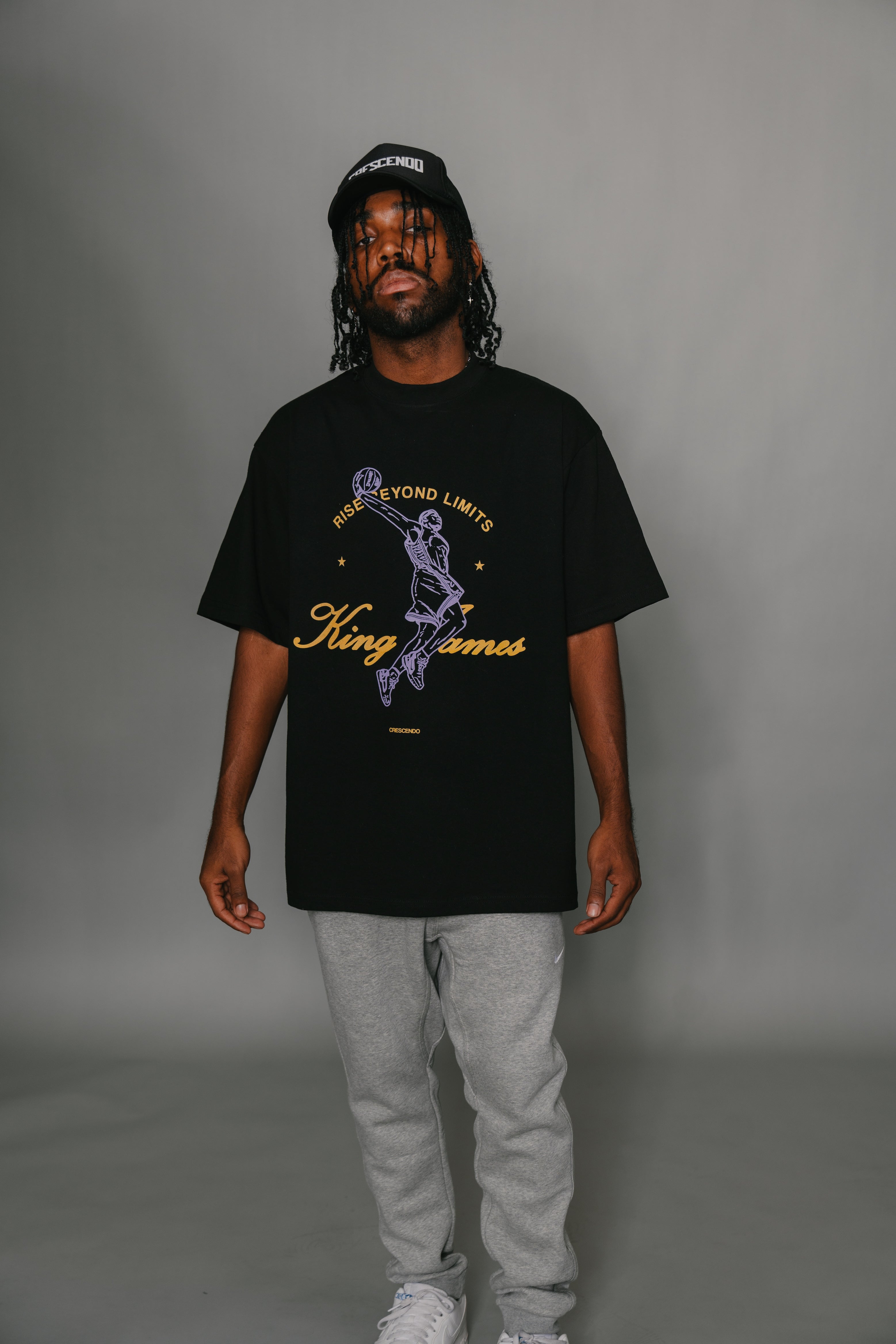 KING JAMES BLACK TEE