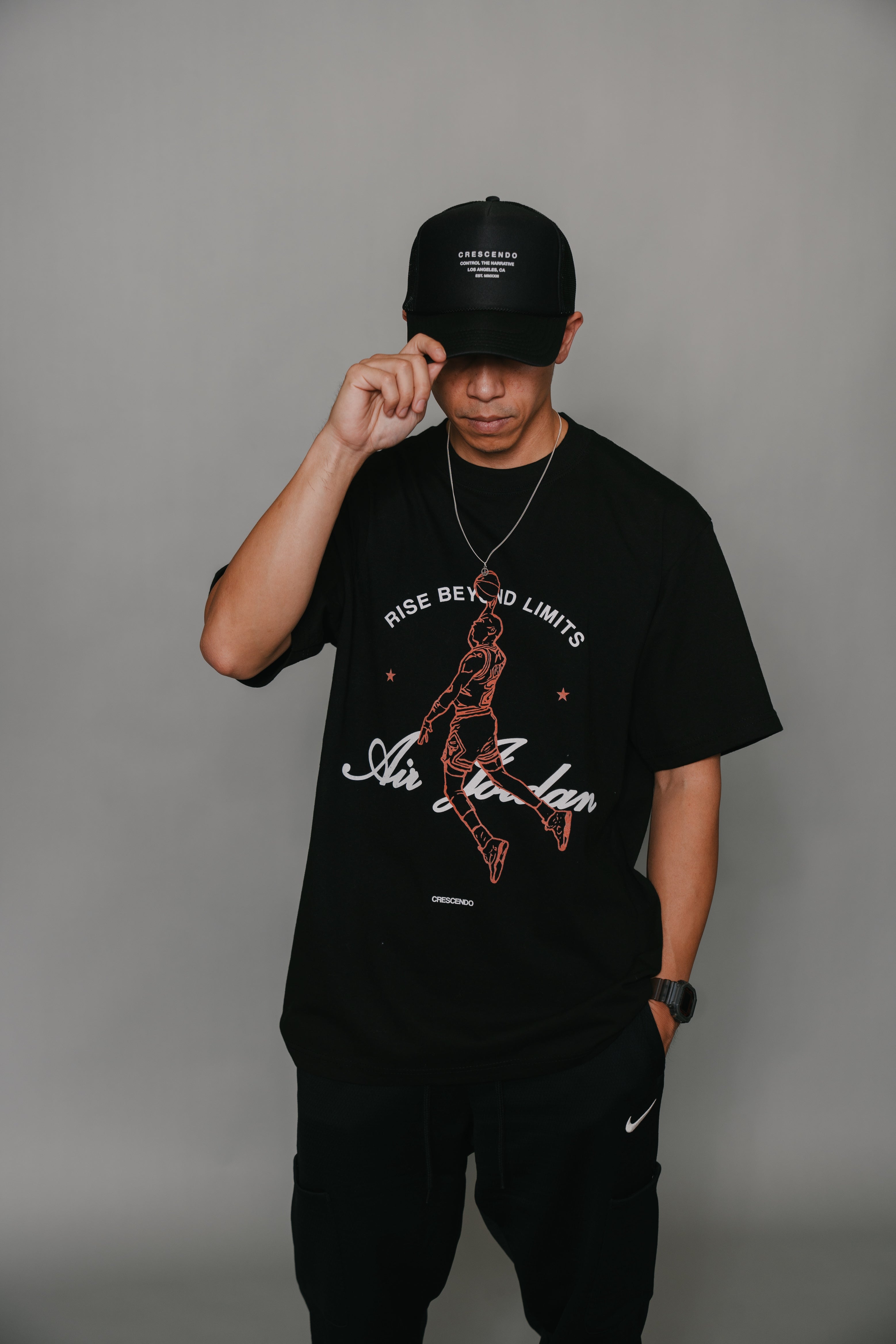 JORDAN BLACK TEE