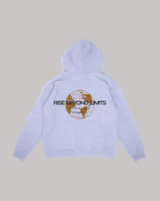 RISE BEYOND LIMITS GRAY HOODIE