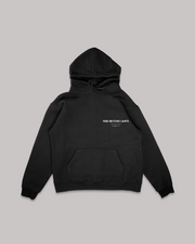 RISE BEYOND LIMITS MINIMAL BLACK HOODIE