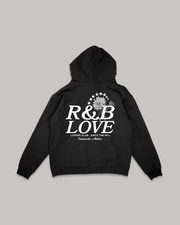 R&B LOVERS CLUB BLACK HOODIE