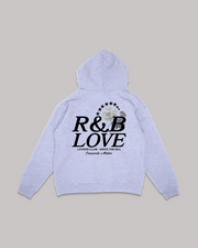 R&B LOVERS CLUB GRAY HOODIE