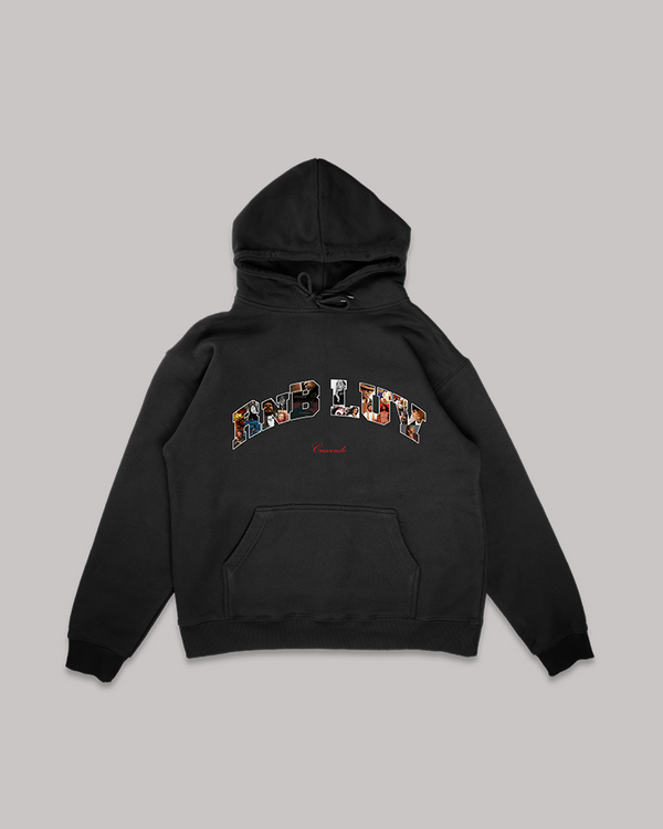 Jordan - Men - Pullover Hoodie - Black/White – Nohble