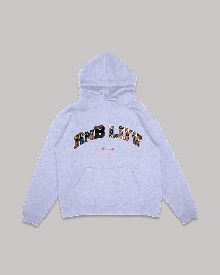 RNB ARTIST LUV GRAY HOODIE