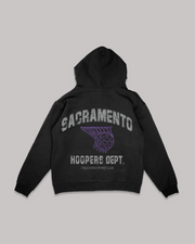 HOOPERS DEPT. SACRAMENTO BLACK HOODIE