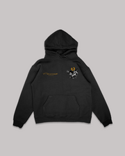 SOAR WITHOUT LIMITS BLACK HOODIE COPPER FONT