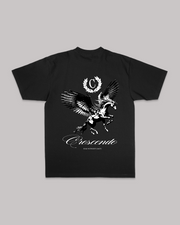 SOAR WITHOUT LIMITS BLACK TEE WHITE FONT