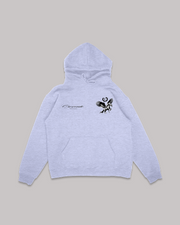 SOAR WITHOUT LIMITS GRAY HOODIE BLACK FONT