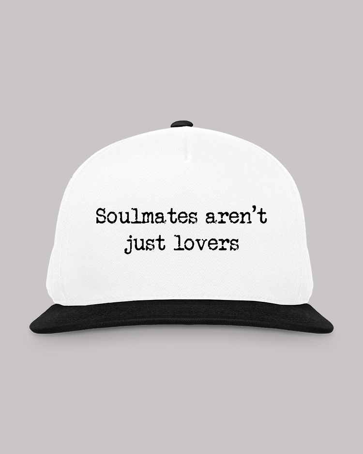 SOULMATES WHITE/BLACK SNAPBACK